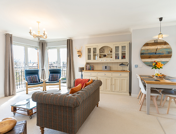 The View at no 10 Aviemore Highland Holiday Cottage Accommodation Lounge